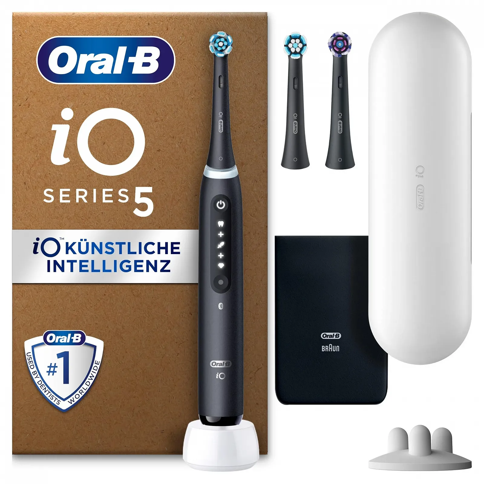 Электрическая зубная щетка Oral-B iO Series 5 Plus Edition Matt Black, фото №1