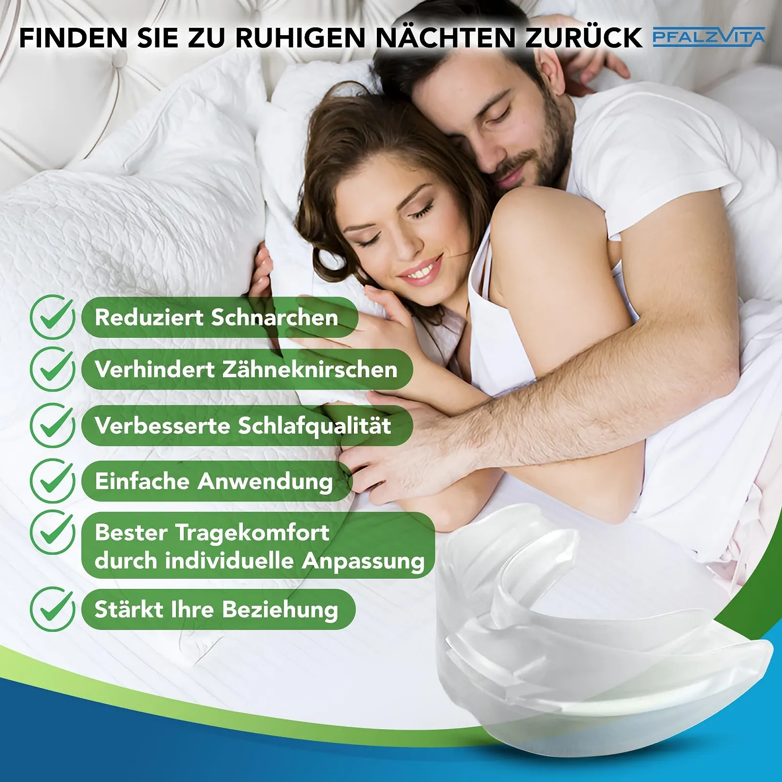 Капа от храпа PFALZVITA, для мужчин и женщин, ночная, фото №2