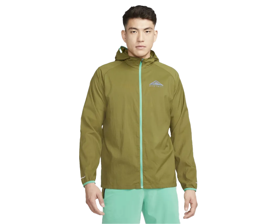 Ветровка NIKE TRAIL AIREEZ M OLIVE, фото №1