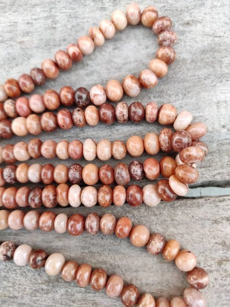 Натуральный опал, рондель, гладкие бусины 7-7.5 мм, нить длиной 40 см бусины из драгоценных камней для ожерелья, браслета, фото №1