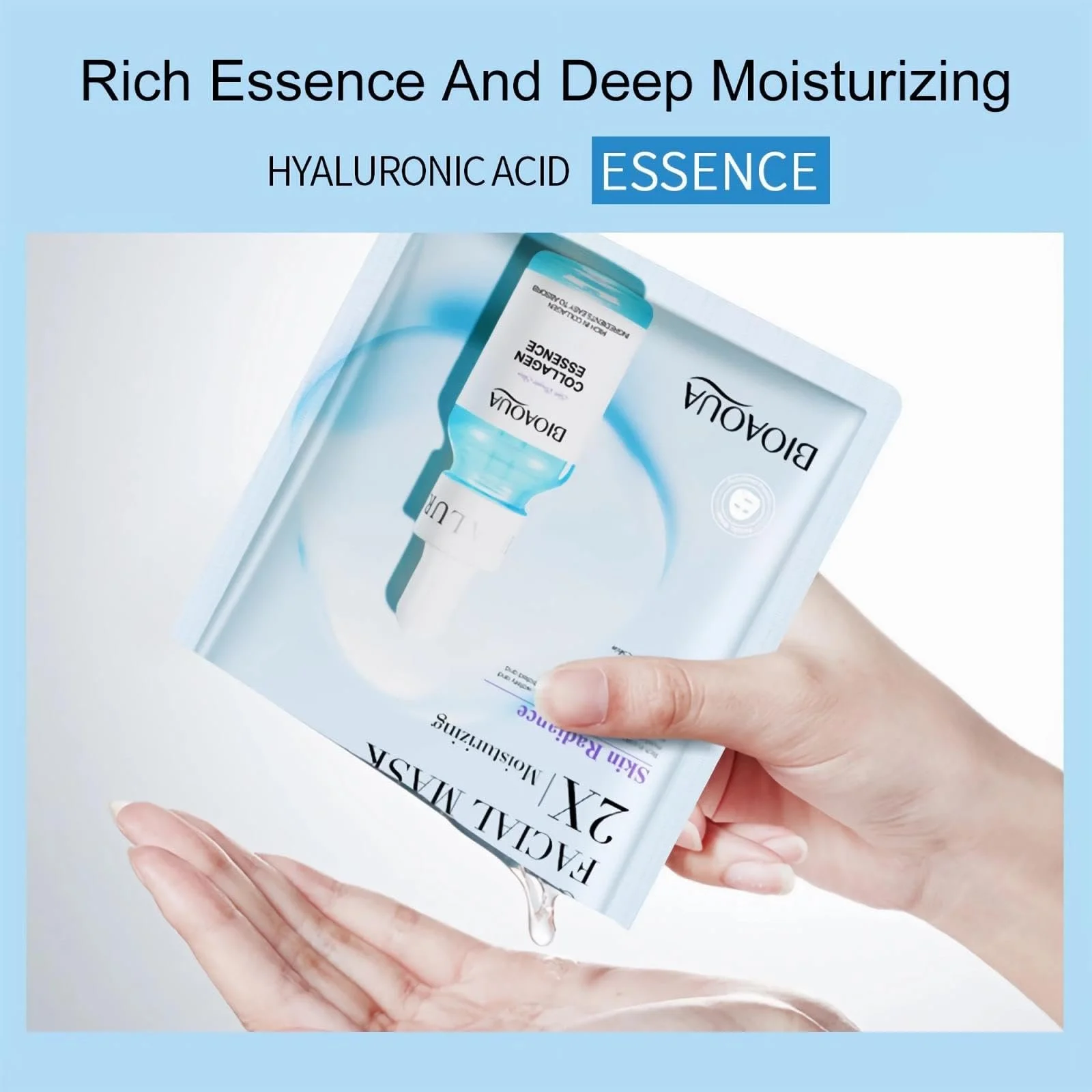 Тканевая маска для лица Jorun Essence увлажняющая, набор, корейские листовые маски, увлажняющая, антивозрастная, для улучшения тона кожи, веганская маска для лица, уход за кожей для всех типов кожи, 12 шт., фото №4 Тканевая маска для лица Jorun Essence увлажняющая, набор, корейские листовые маски, увлажняющая, антивозрастная, для улучшения тона кожи, веганская маска для лица, уход за кожей для всех типов кожи, 12 шт., фото №4