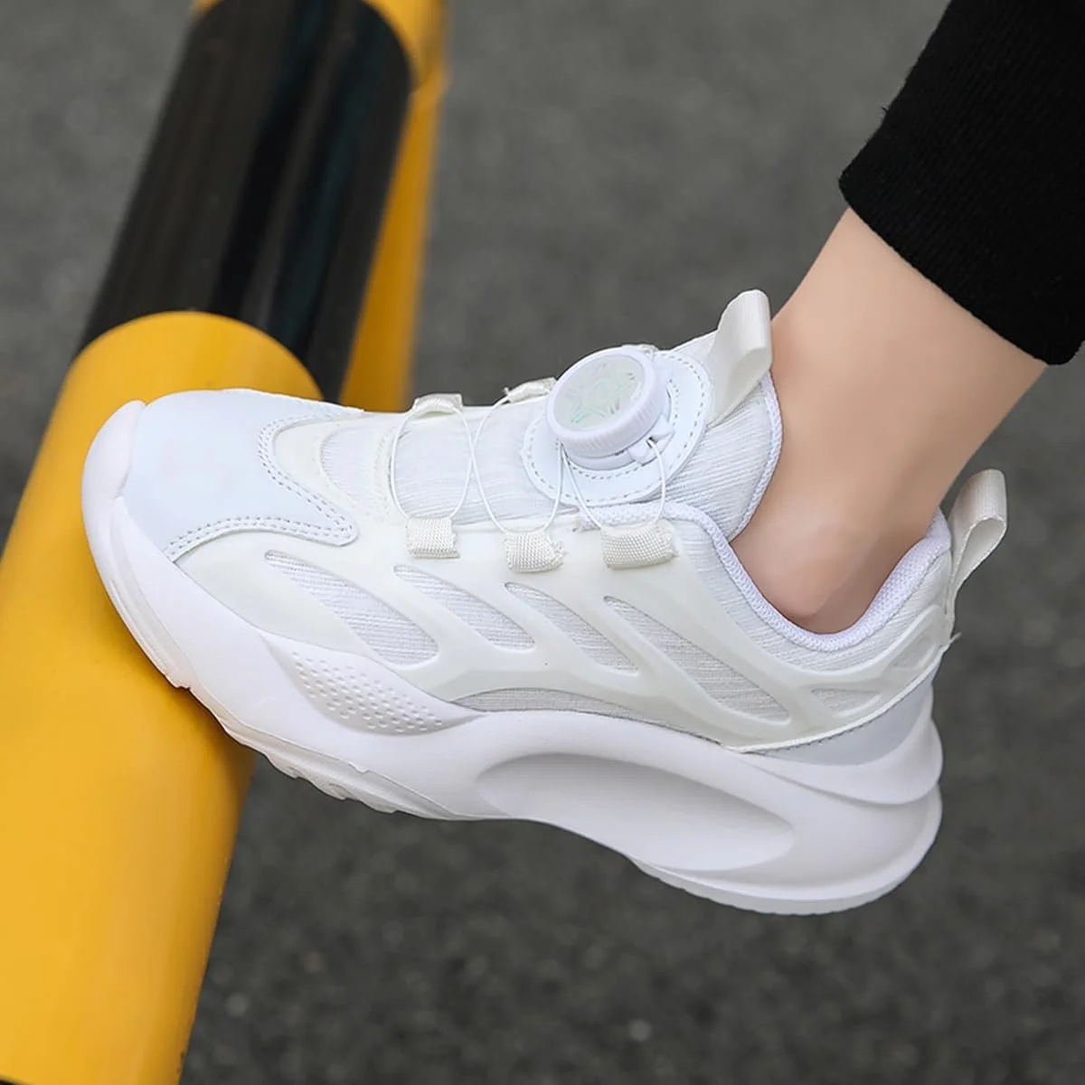 Кроссовки TBJ Детские Повседневные Спортивные Кроссовки для Мальчиков и Девочек с Вращающейся Ручкой, Дышащие, Легкие, фото №7