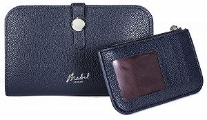 Кошелек Mabel Женский из искусственной веганской кожи PU с защитой RFID, кошелек для монет на молнии и многочисленными отделениями для карт, Sofia, Design 1 - Baby Blue, Classic synthetic.ua - Фото 1
