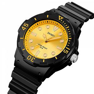 Годинник Skmei 2012 Black-Gold synthetic.ua - Фото 1