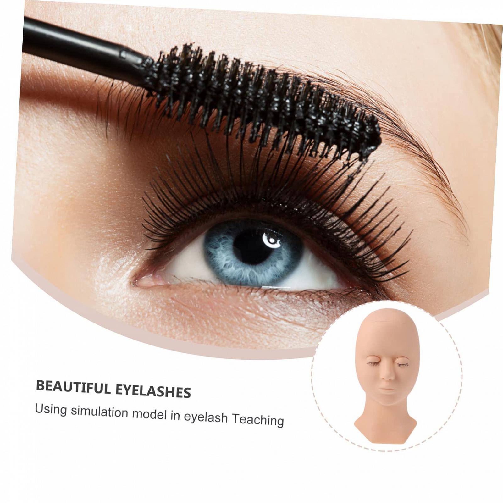 Голова Angoily Human Head Ресницы Парики Тело Силиконовый Гель Искусственная Голова Упаковка 3 шт., фото №4 Голова Angoily Human Head Ресницы Парики Тело Силиконовый Гель Искусственная Голова Упаковка 3 шт., фото №4