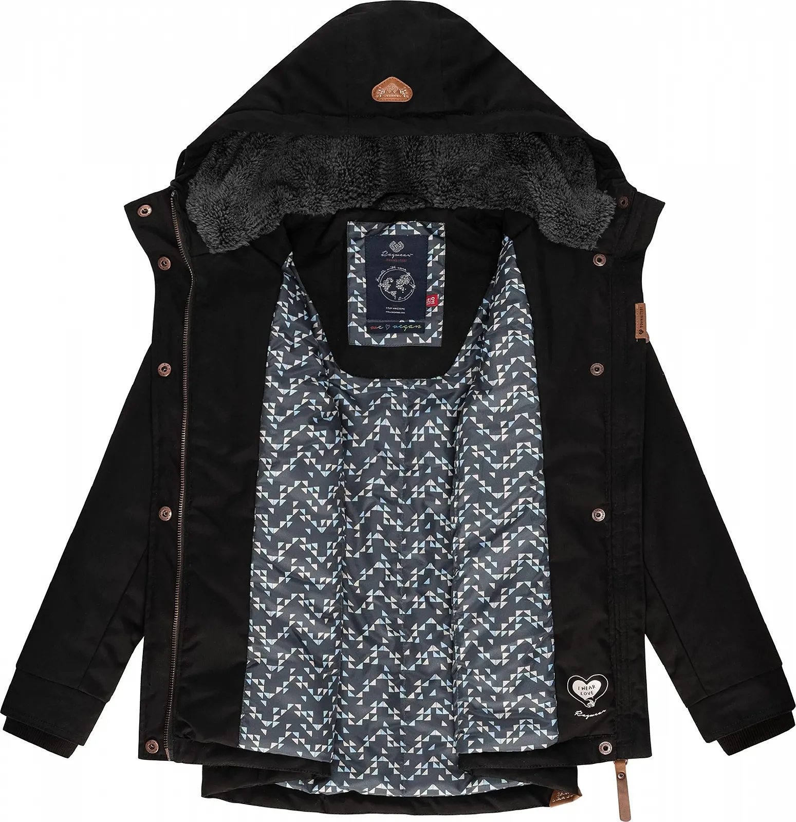 Зимова куртка для дівчат Ragwear Elvina, фото №4