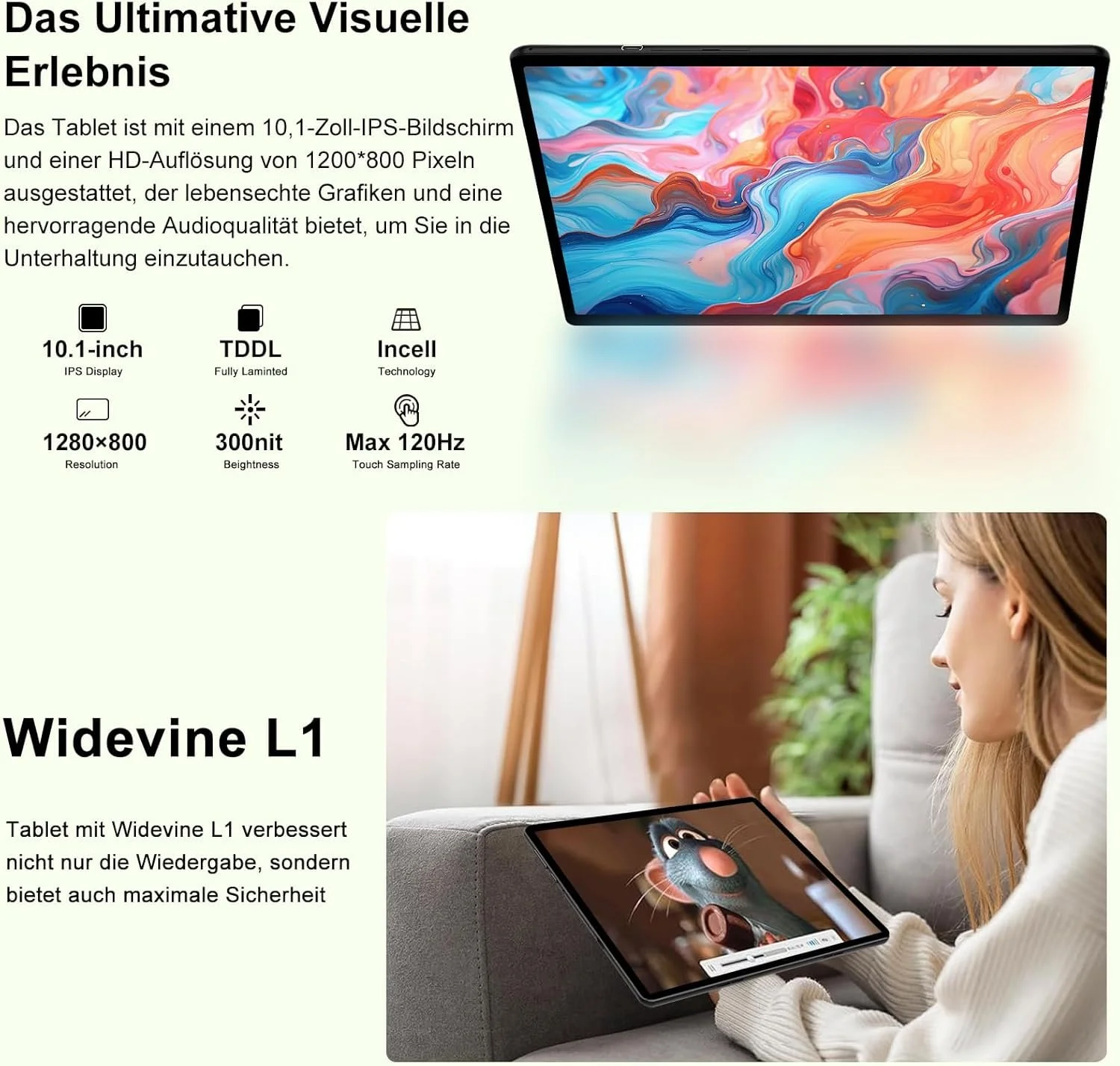 Планшет 10.1" UJJ U8 6+14/128Gb 8 ядер Android 14 6000 mAh Black, фото №5