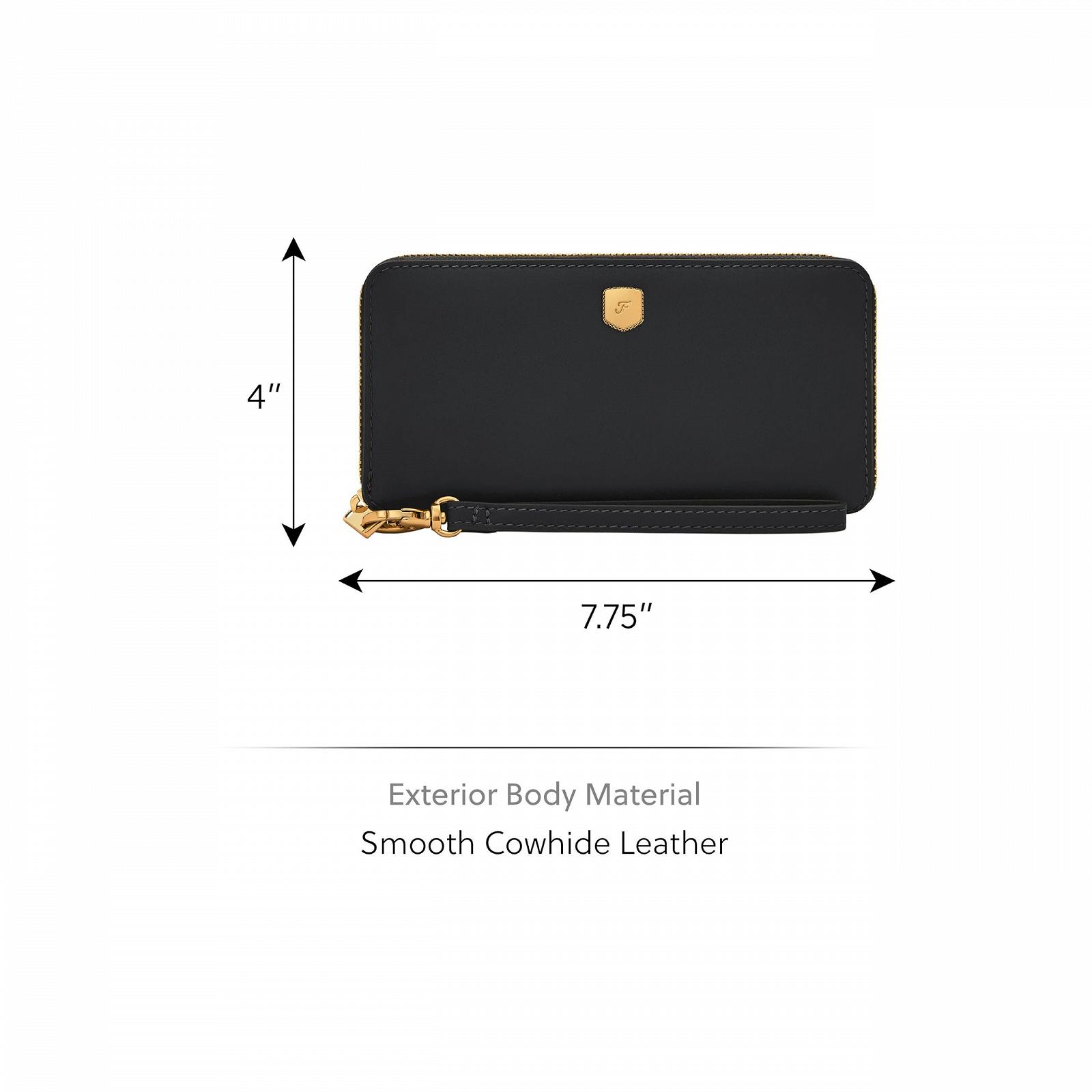 Гаманець Жіночий Fossil Lennox Zip Continental Чорний, фото №3