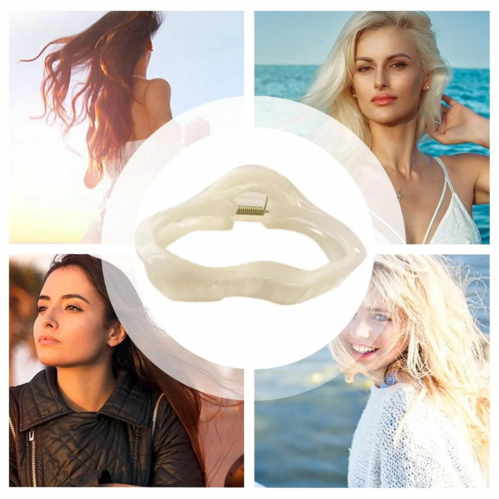 Заколка для волос Облако для густых волос, аксессуары для волос, с зажимом, фото №4