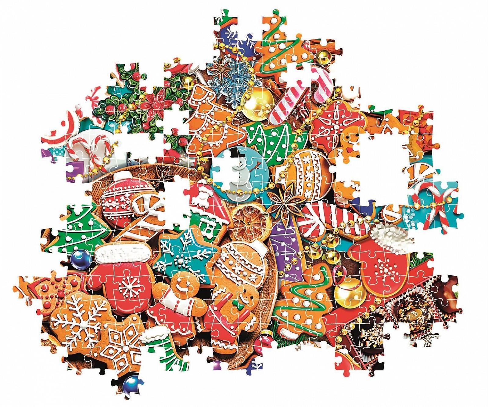 Пазл Clementoni Impossible Christmas Christmas Compact 1000 деталей, фото №6