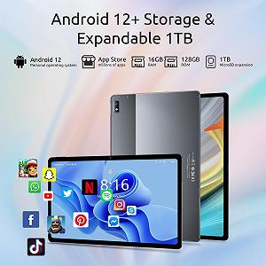 Планшет 10.4" BMAX I11 Plus 8+8/128GB 4G 2-SIM 8 ядер Android 12 6600mAh Grey synthetic.ua - Фото 1