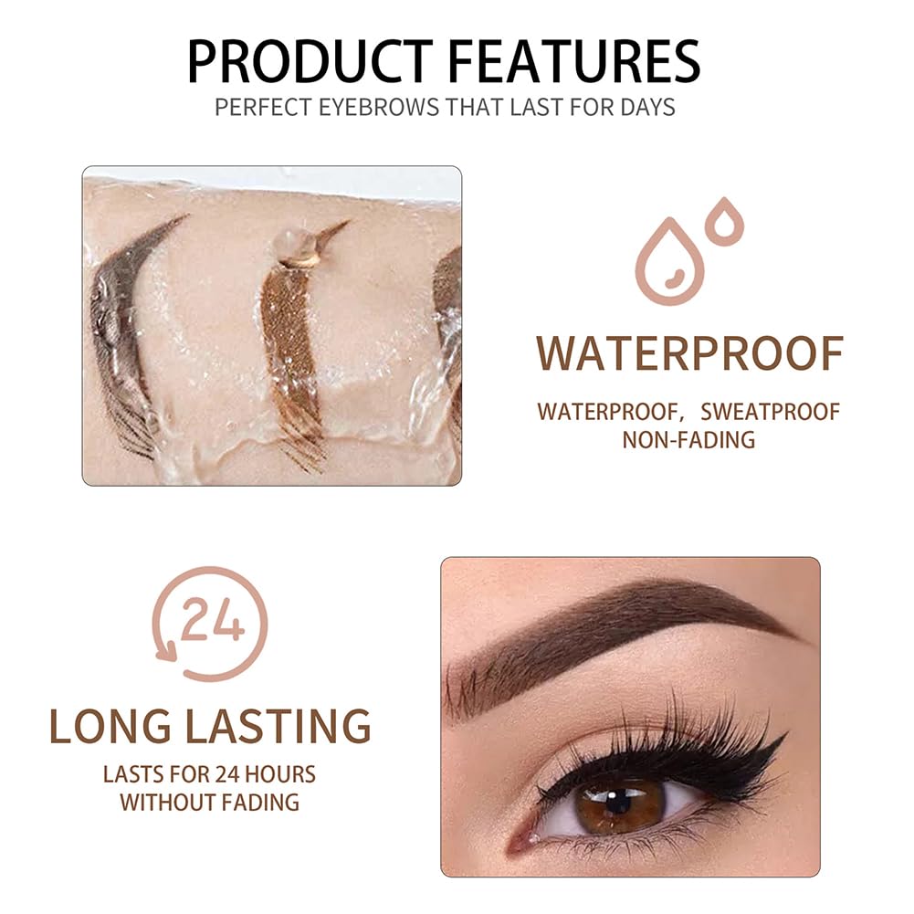 Водостойкий карандаш для бровей для макияжа бровей, фото №4