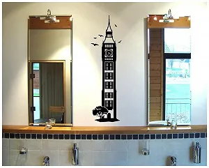 Наклейка на стіну Годинникова вежа Біг-Бен synthetic.ua - Фото 1