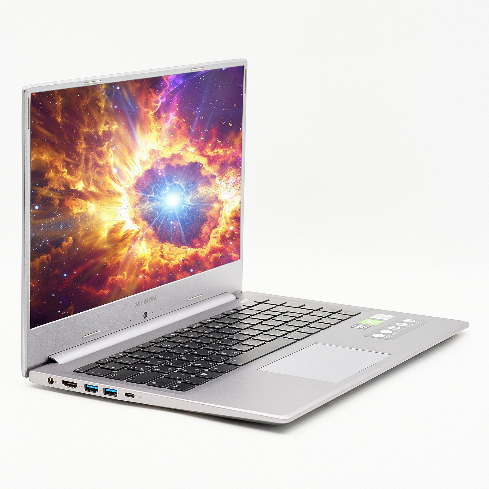 Ноутбук Medion Akoya S15447 Intel Core i5-10210U ОЗУ 32 ГБ SSD 512 ГБ Nvidia GeForce Б/У Win10 Металлический корпус, фото №3
