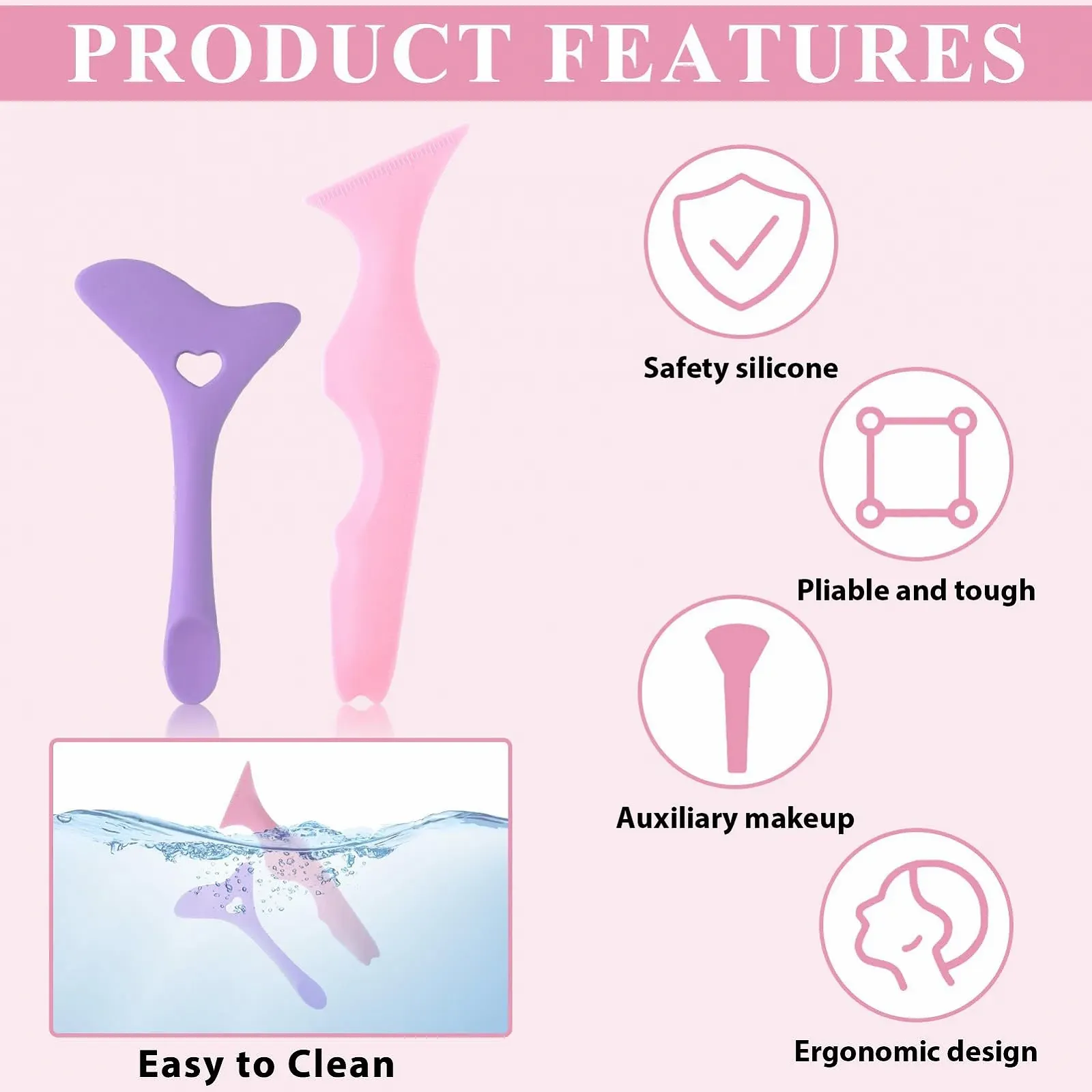 Трафареты для подводки силиконовые, фото №5