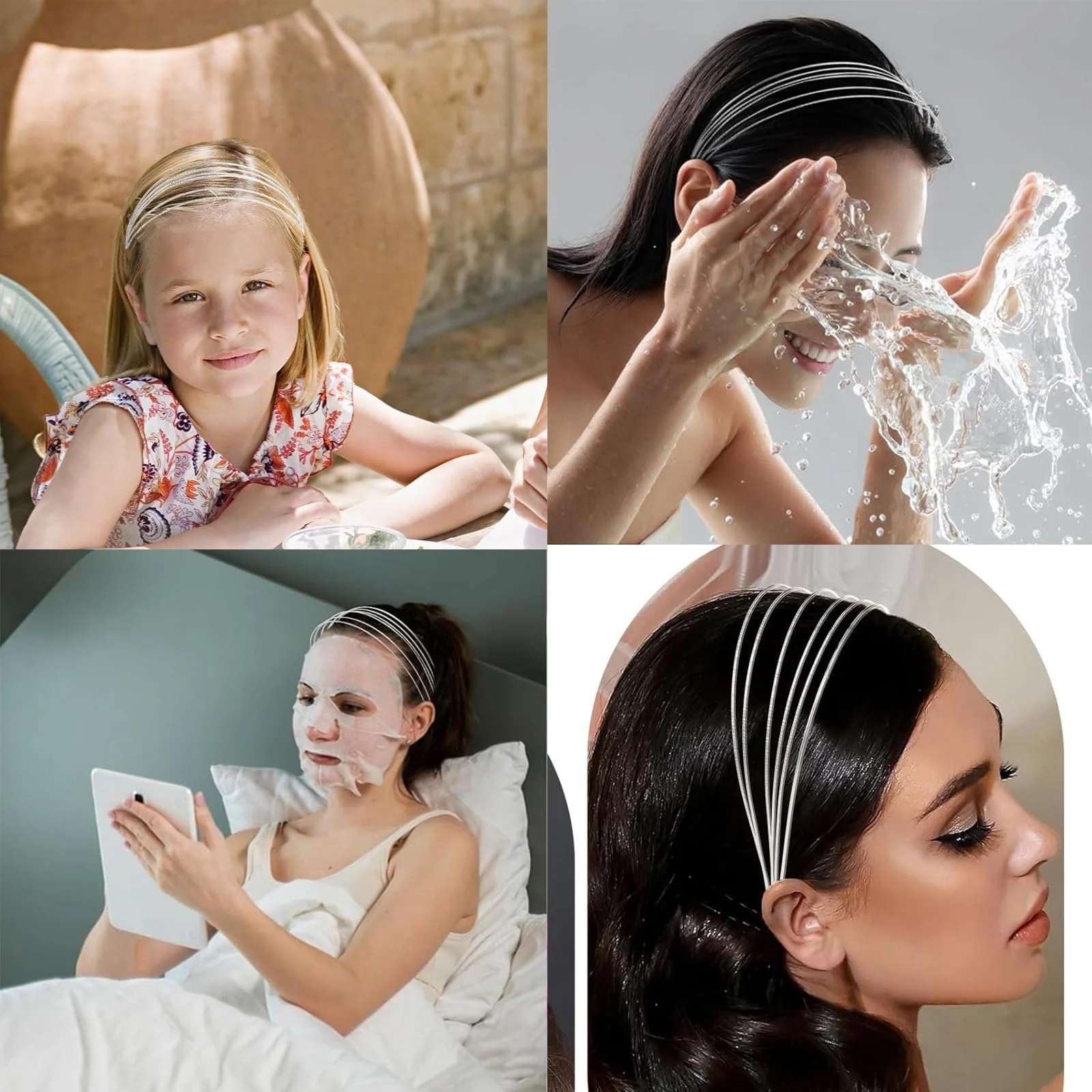 Металлический Обруч Серебристый, фото №6