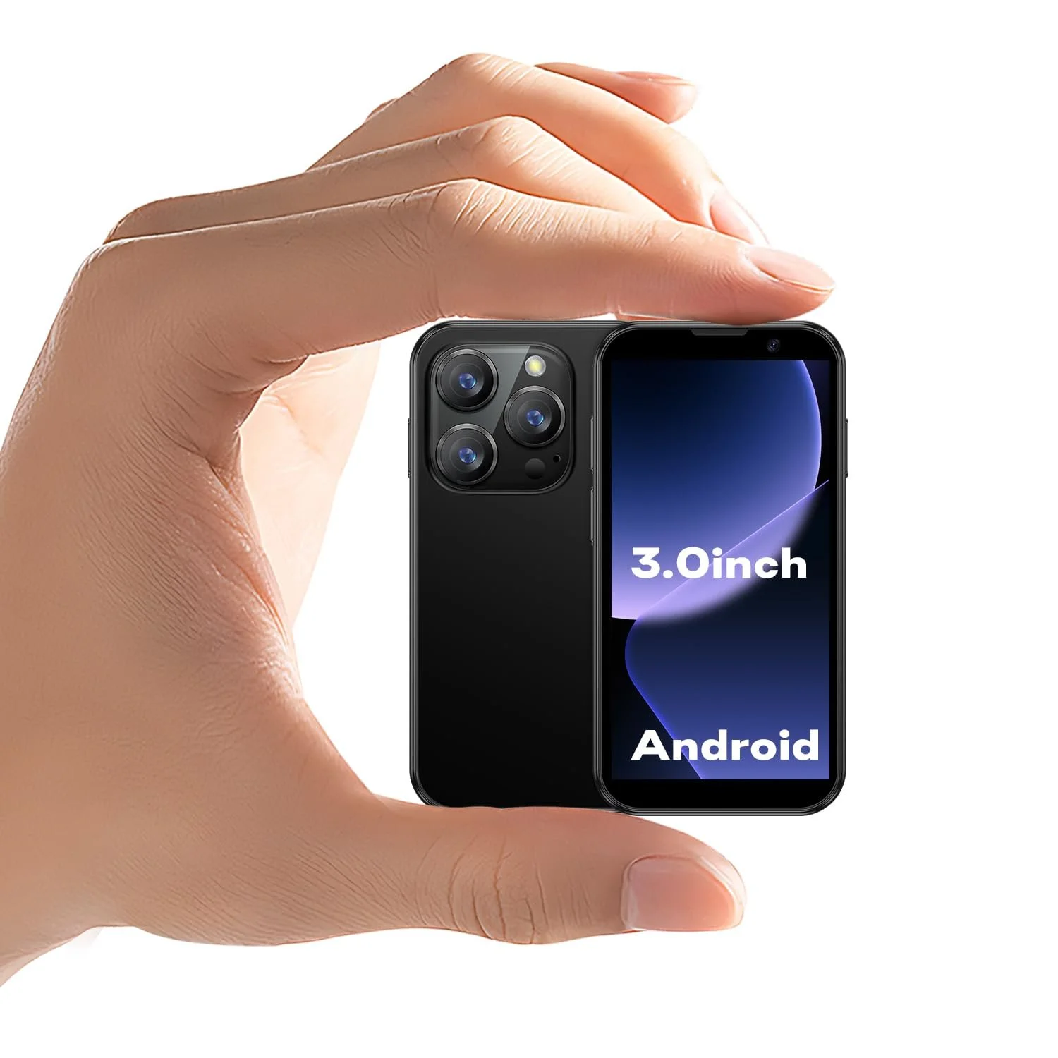 Міні-смартфон XS18 3.0" 2GB RAM 16GB ROM 5.0MP 900mAh Android 9.0 Чорний, фото №1