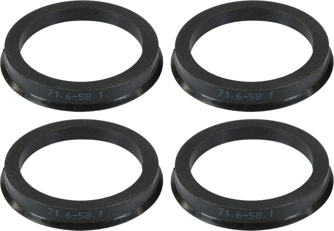 Кільця центрувальні для колісних дисків 71.6-58.1 Walline термопластик WL, фото №1