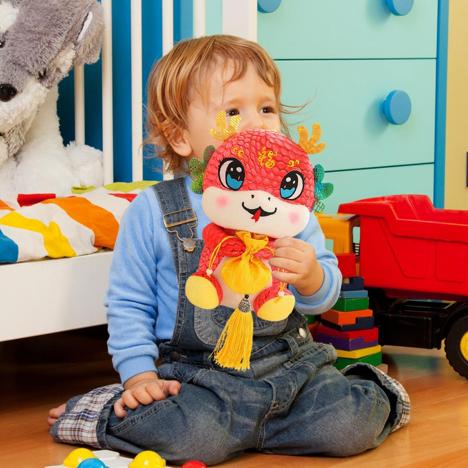 Плюшевая мягкая игрушка Mondneujahrsschlange из искусственной змеи 11-дюймовая для всех возрастных категорий, фото №2