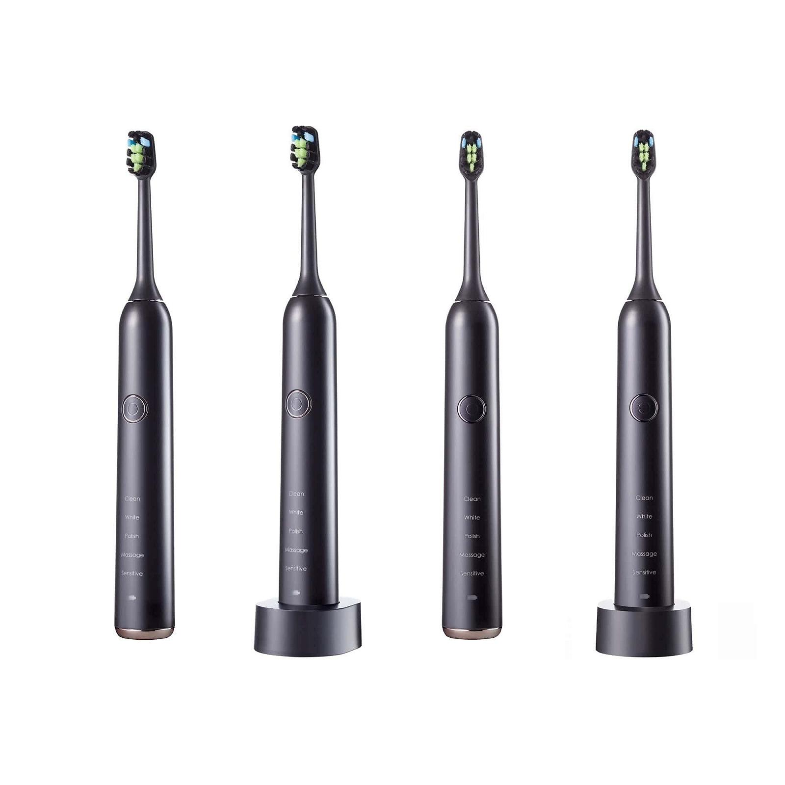 Електрична звукова зубна щітка VITAMMY Symphony 5 режимів 82000 об/хв Black, фото №4