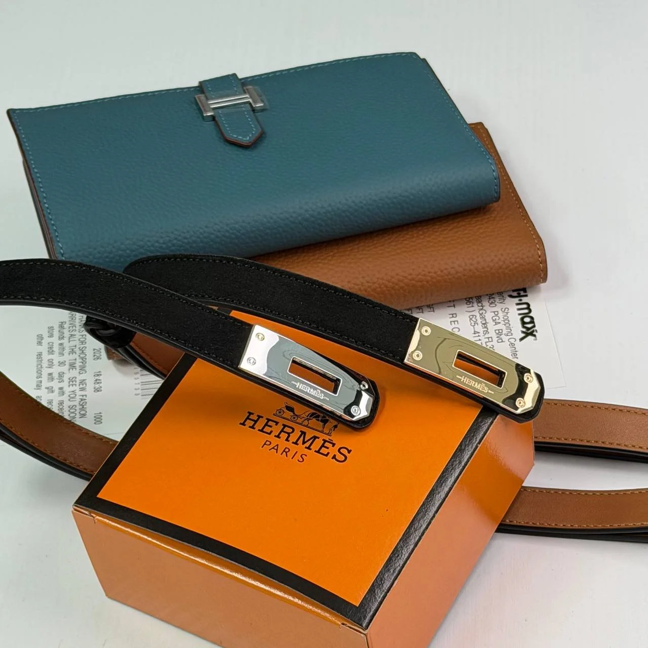 Женский ремень из натуральной замши черного цвета с серебряной пряжкой в подарочной коробке Kelly, фото №4