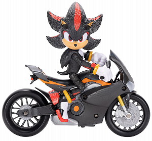 Фигурка Соник Шедоу с мотоциклом Jakks Pacific / Sonic 3 Movie Shadow Sonic / 12,7 см - Фото 1