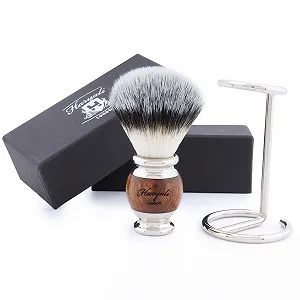 Набор для бритья Haryali London Synthetic Silver Tip Дерево и Нержавеющая сталь synthetic.ua - Фото 1