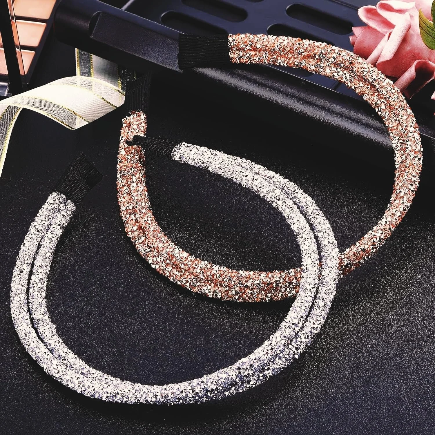 Обруч Alpenflüstern з блискітками та стразами для жінок, фото №7