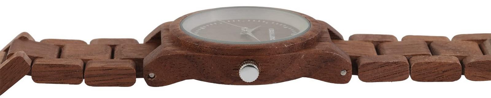 Женские часы Excellanc деревянные со складной застежкой кварцевые, фото №2
