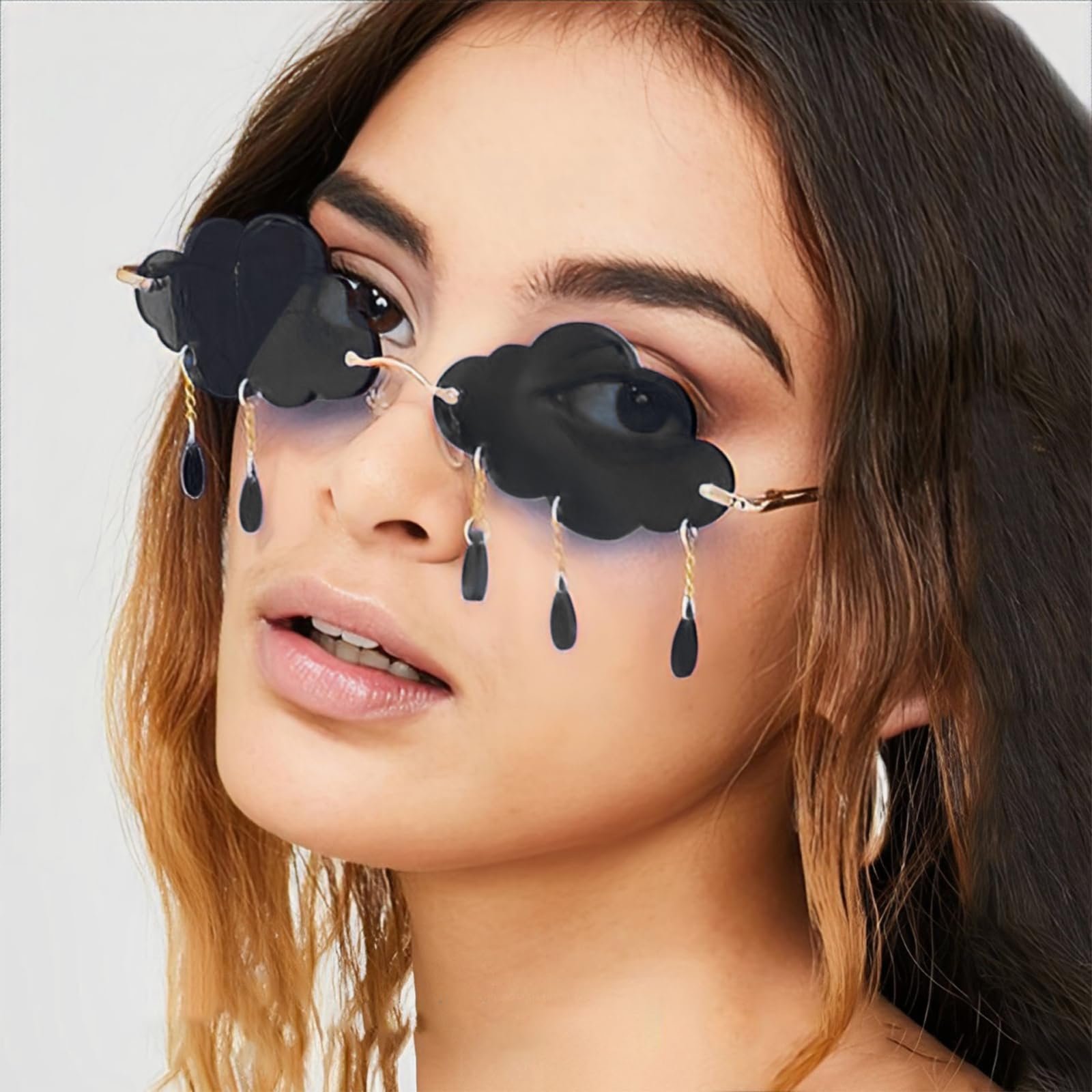 Солнцезащитные очки Wolke Vintage без оправы, фото №5 Солнцезащитные очки Wolke Vintage без оправы, фото №5