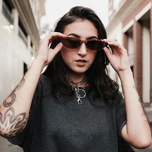 Вінтажні овальні сонцезахисні окуляри LJCZKA для чоловіків і жінок, 90-х років, ретро synthetic.ua - Фото 1