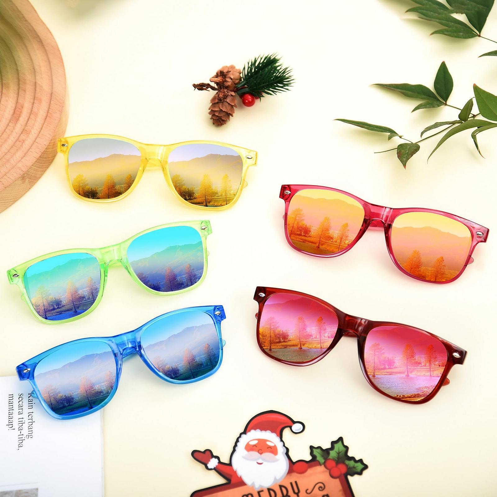 Набір сонцезахисних окулярів ФІОЛЕТОВИЙ FSMILING 8 шт., фото №5