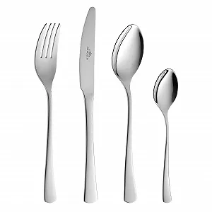 Набір столових приборів Gerlach 1760 Tunea на 6 персон, сріблястий - Фото 1