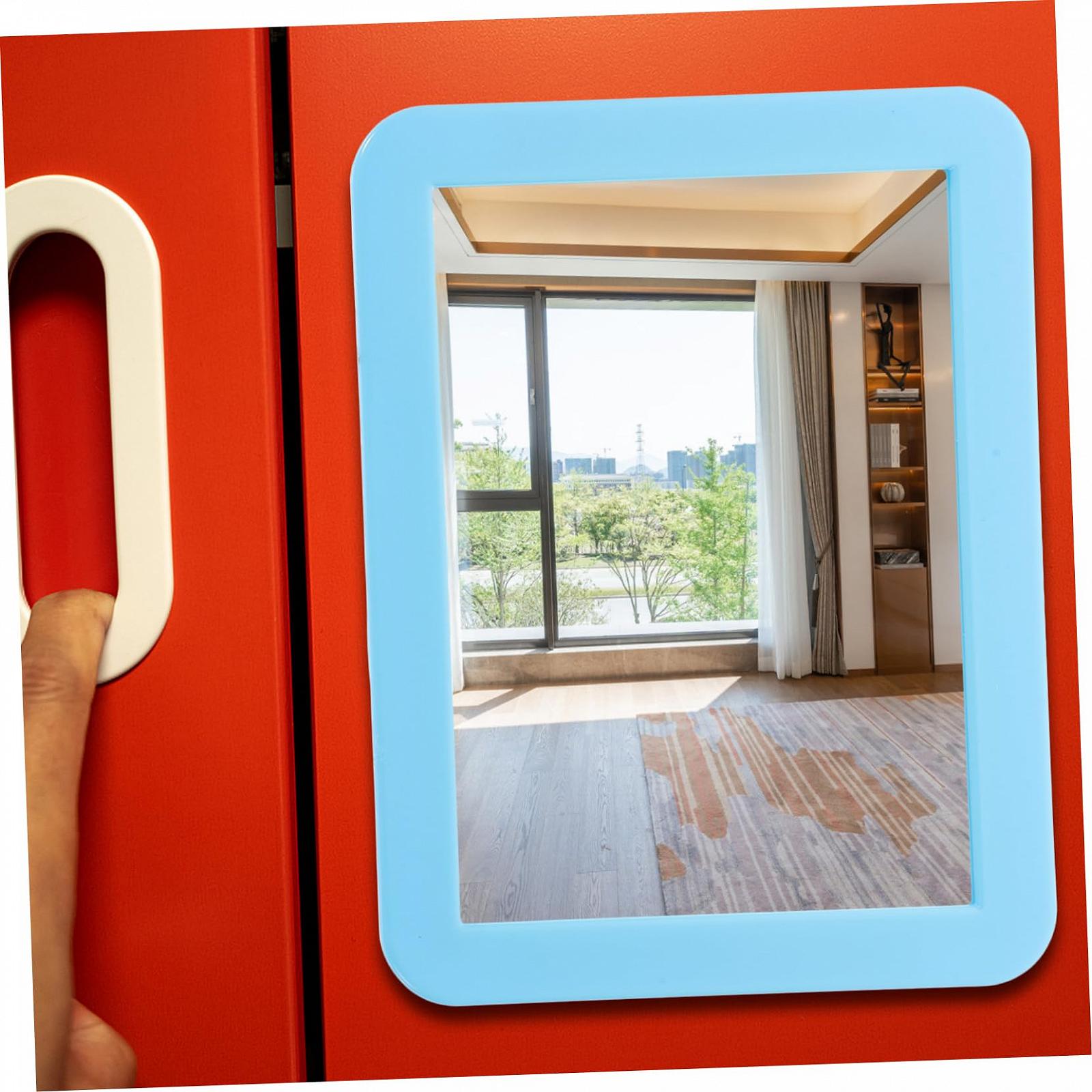 Дзеркало Angoily Vanity Mirror Mini Fridge Magnetic Mirror Набір скляних магнітних дзеркал для холодильника кольорове, фото №4 Дзеркало Angoily Vanity Mirror Mini Fridge Magnetic Mirror Набір скляних магнітних дзеркал для холодильника кольорове, фото №4