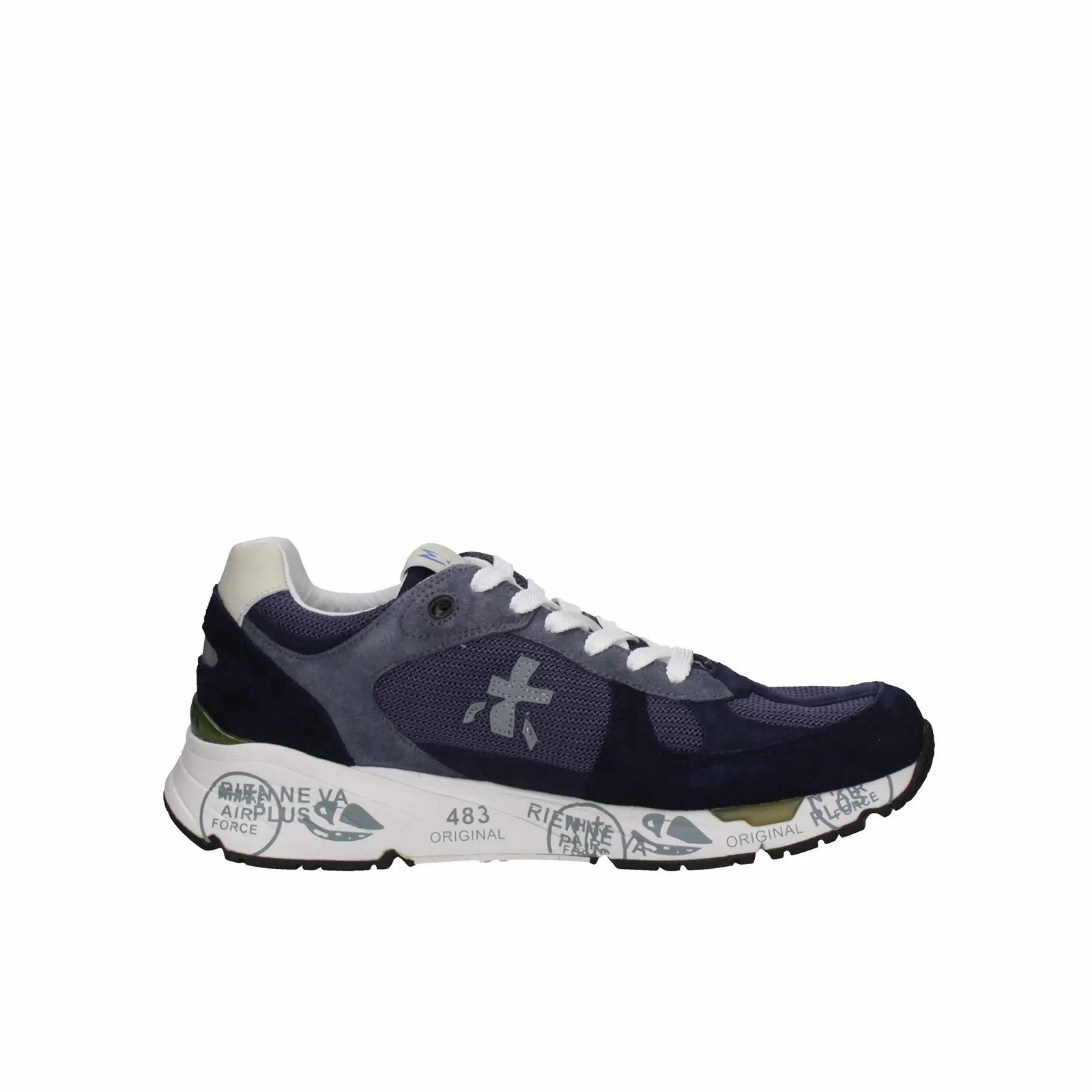 Кросівки Premiata Mase 6626 Замша та Тканина Трикотаж Синій, фото №4