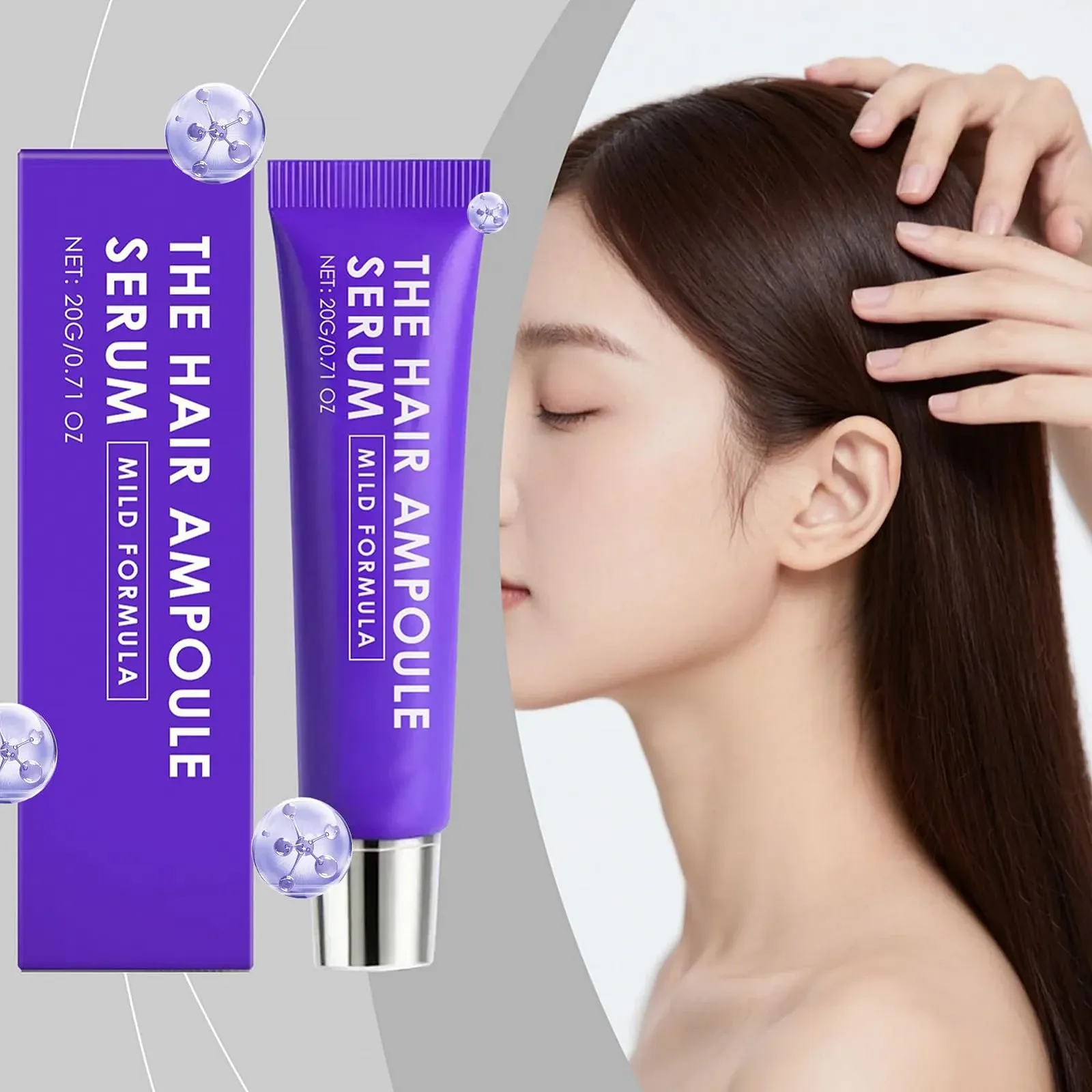 Олія для росту волосся Yuecjian, 30 мл - для густого волосся. Зволожуючий догляд для тонкого волосся, фото №3