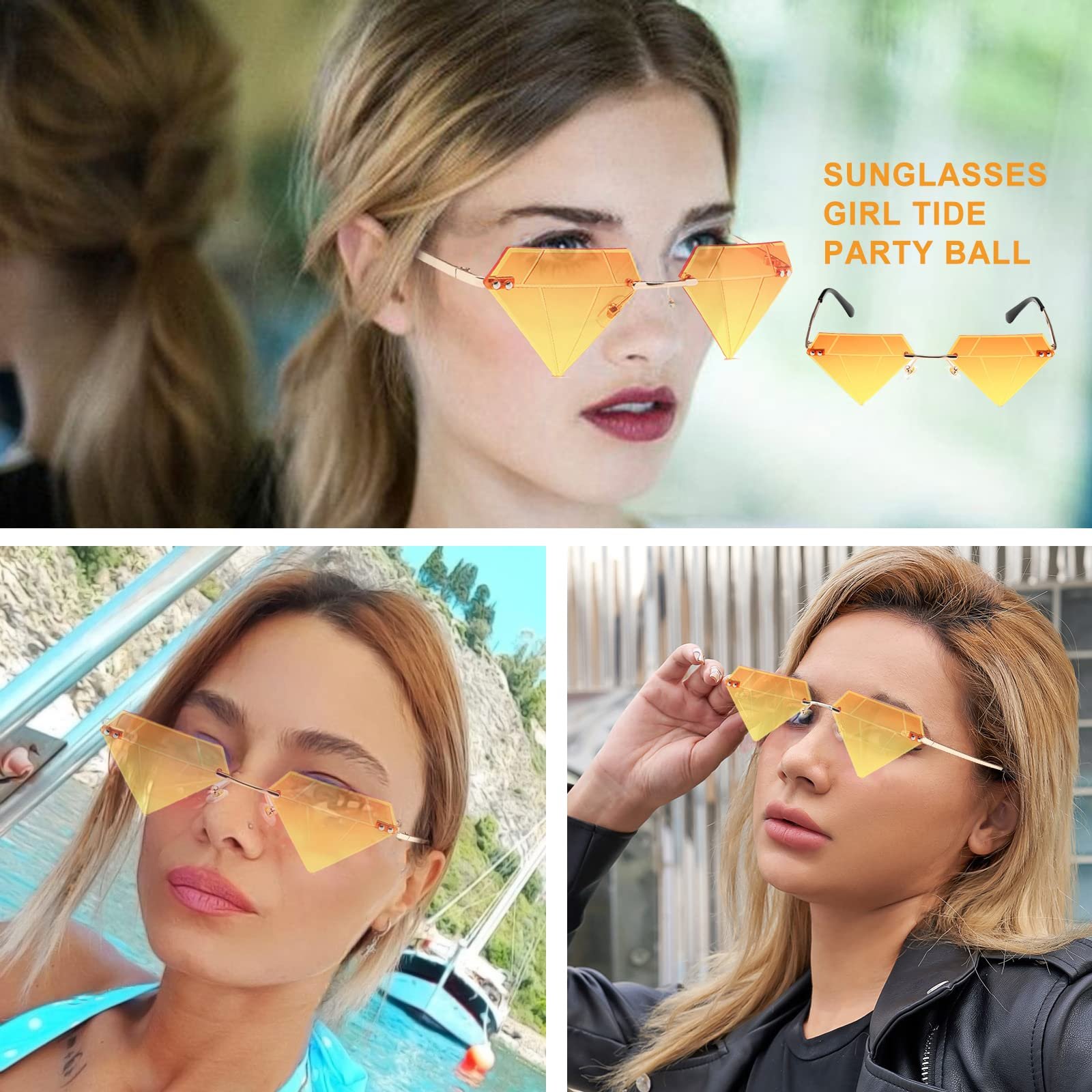 Солнцезащитные очки Без оправы Smavles Мужские/Женские, фото №6 Солнцезащитные очки Без оправы Smavles Мужские/Женские, фото №6