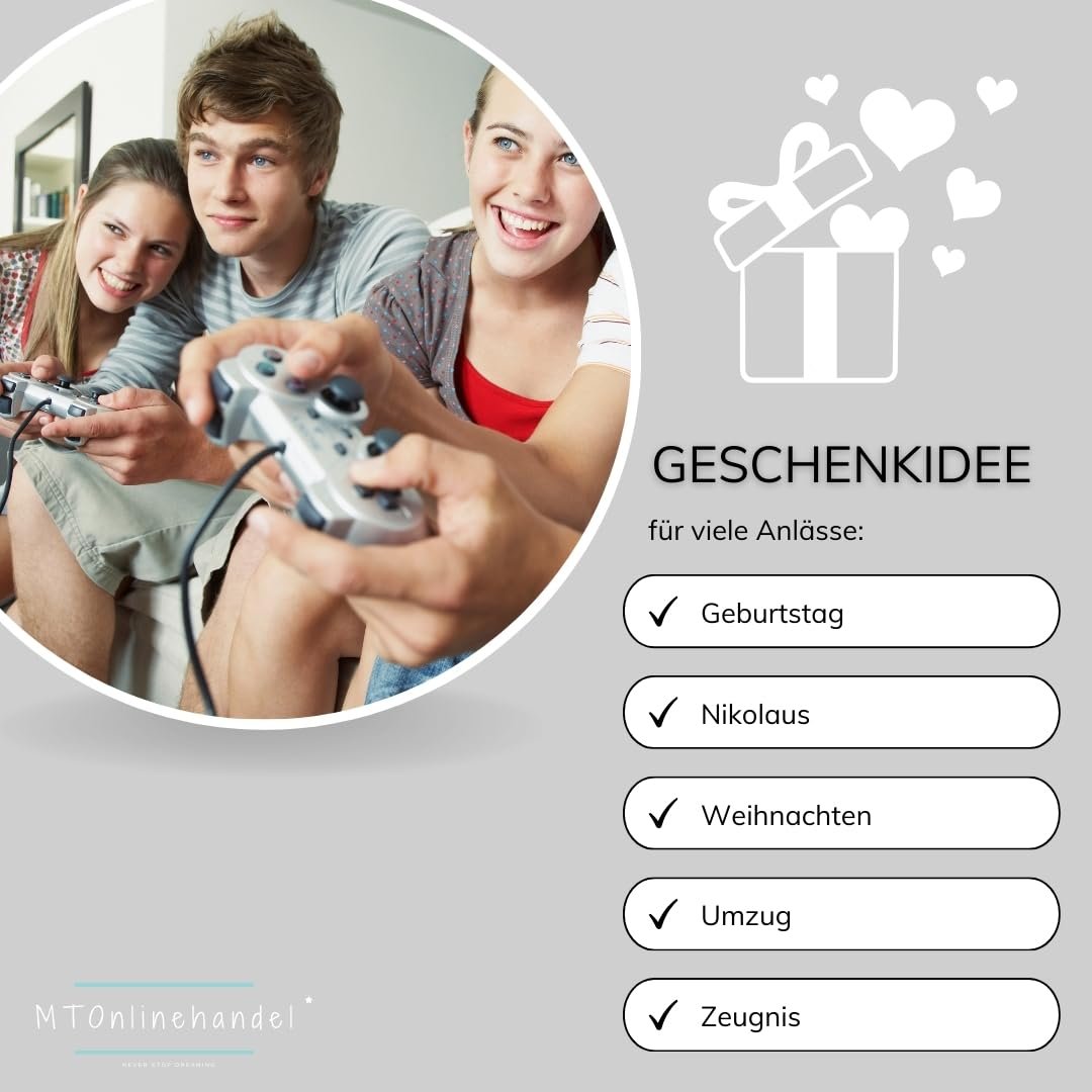 Комплект Постельного Белья MTOnlinehandel Gaming 135 x 200 см + 80 x 80 см, 100% Хлопок, 3D Эффект, Lava Neon Gamer Merch (Bluelight), фото №7