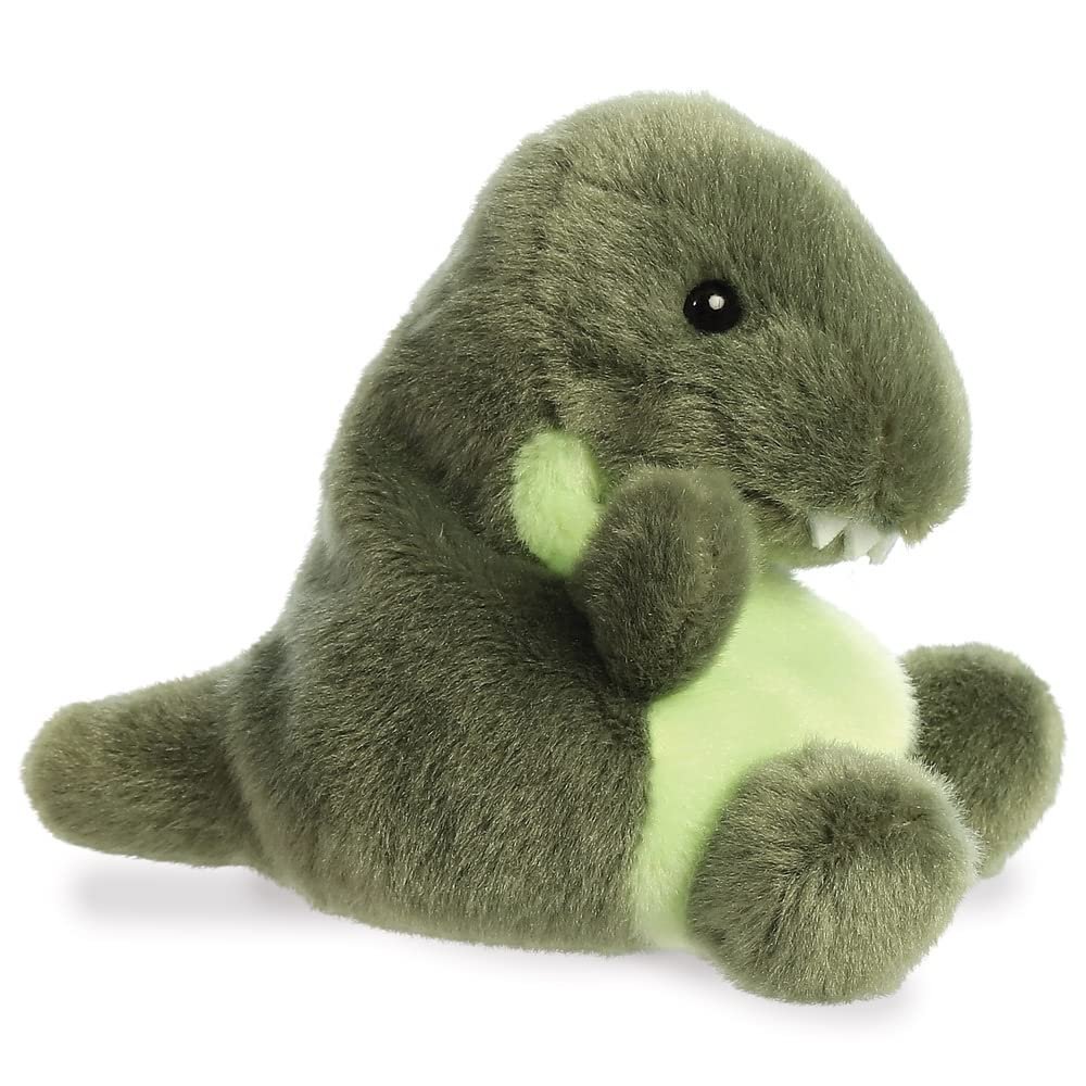 Мягкая игрушка Тираннозавр Aurora World Palm Pals 33617 13 см зеленый, фото №3 Мягкая игрушка Тираннозавр Aurora World Palm Pals 33617 13 см зеленый, фото №3
