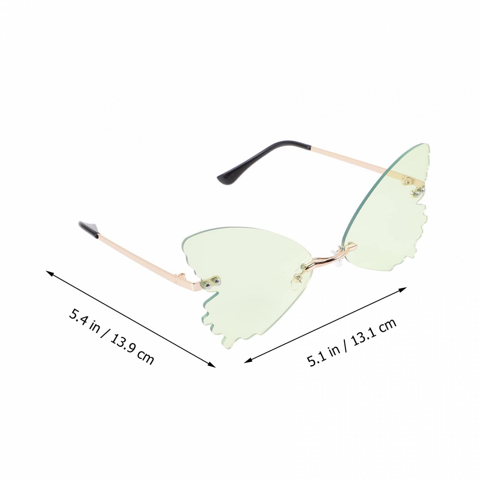 Сонцезахисні окуляри без оправи PACKOVE Набір з 5 шт. Різнокольорові лінзи, фото №5