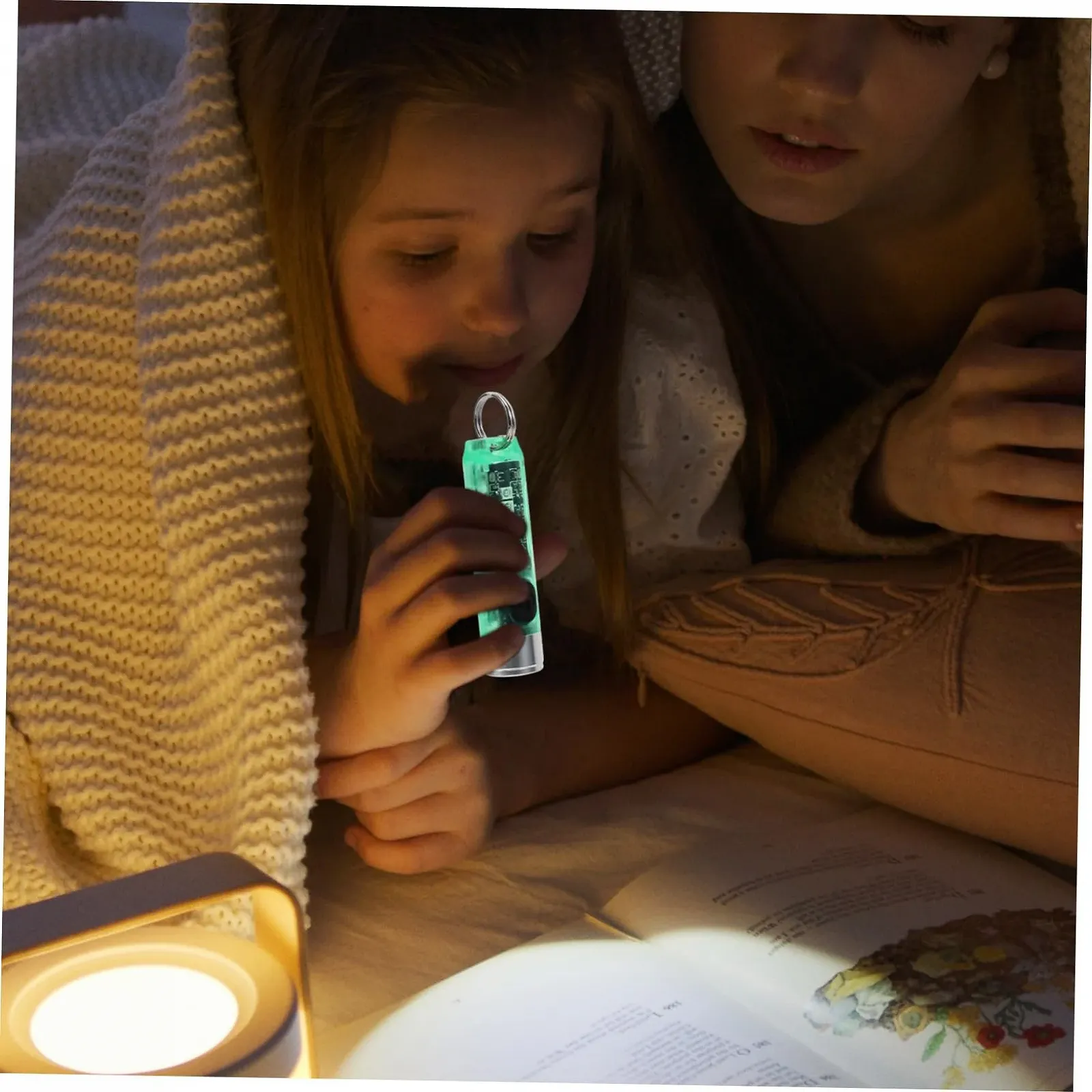 Фонарик INOOMP 1 шт. Предупреждающий фонарь Мощный мини-фонарик Перезаряжаемый мини-фонарик Маленький светодиодный фонарик Мини-супермощный фонарик Зеленый PC, фото №7