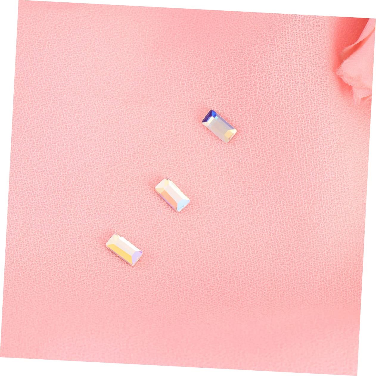 Стрази для нігтів WOONEKY Прямокутні прикраси для манікюру, фото №6