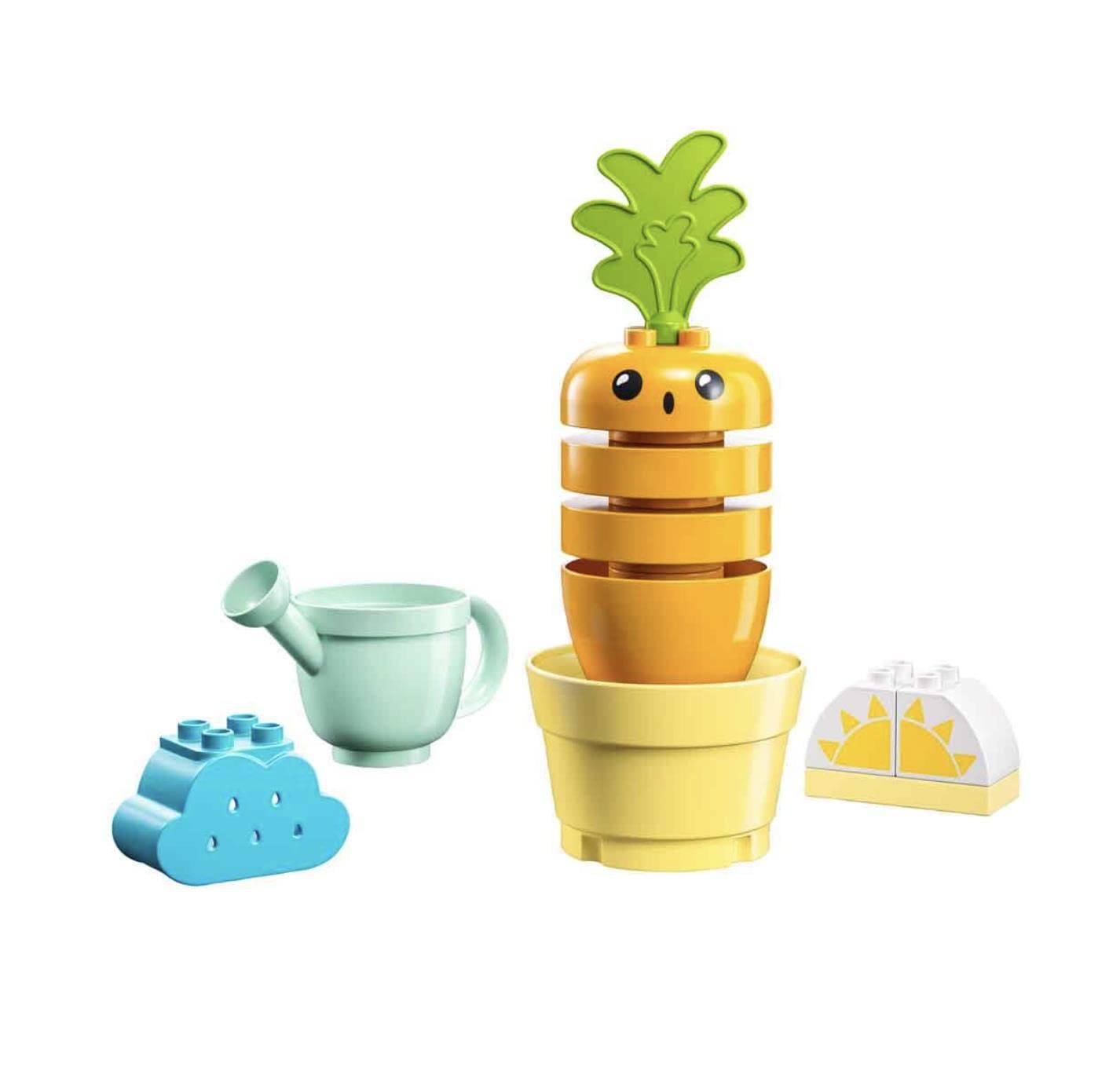 Конструктор LEGO Duplo My First Growing Carrot, іграшка для дітей від 1,5 років з 4 блоками овочів, фото №4