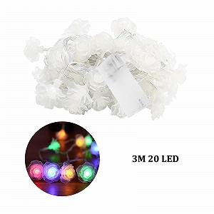Гирлянда ENLACE Роза, 3 м, 20 LED, Разноцветный synthetic.ua - Фото 1