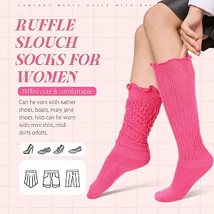 Женские носки с рюшами Sintege, вязаные носки-следки, дышащие носки с рюшами, неоновые гольфы synthetic.ua - Фото 1