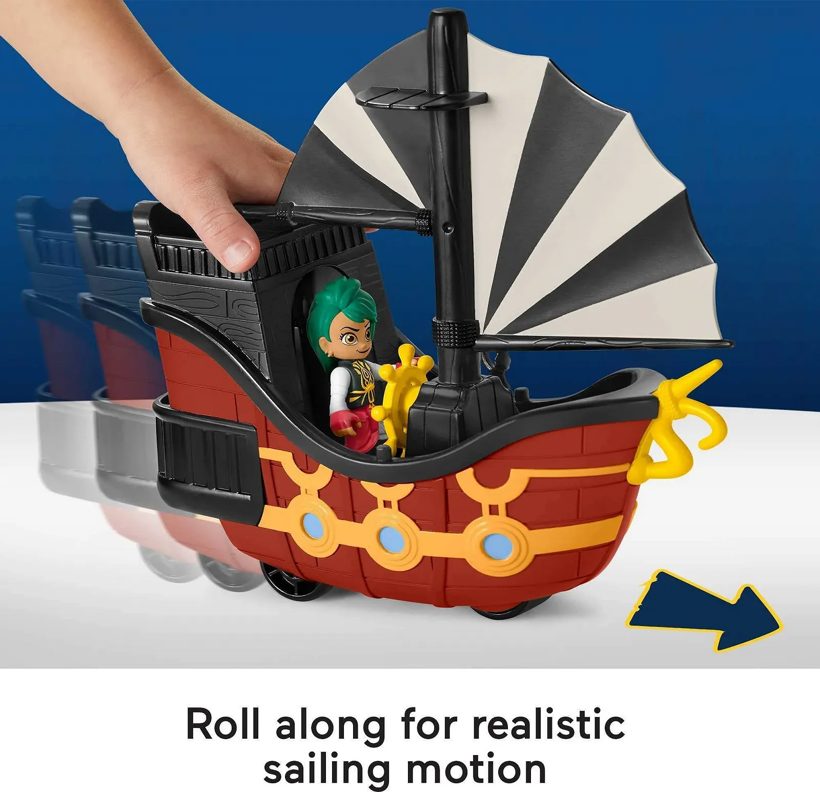 Ігрові фігурки Fisher Price Santiago of the Seas Bonnie Bones & El Calamar, фото №3