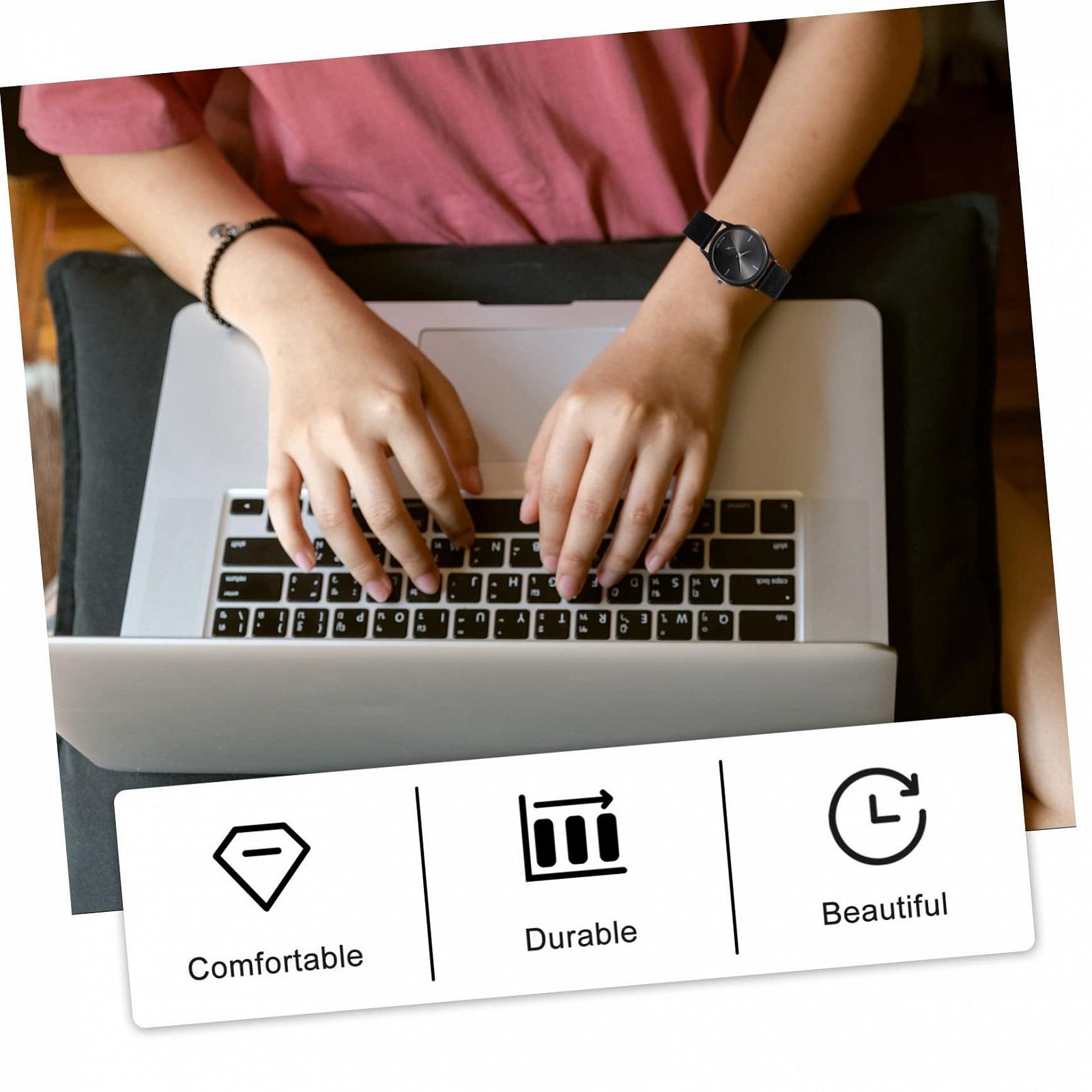 Кварцовий годинник LIFKOME для жінок жіночий кварцовий наручний годинник, чорний, фото №6