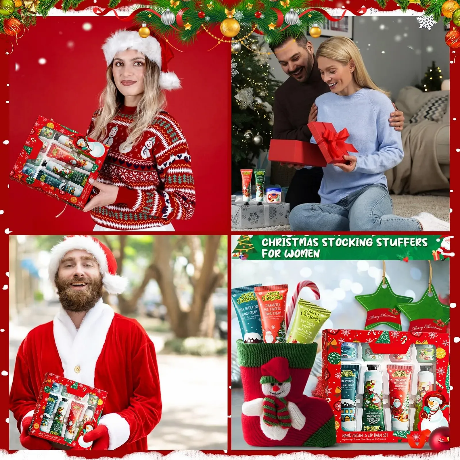 Набір Міні-кремів для рук Різдвяний набір, 8 шт, фото №6 Набір Міні-кремів для рук Різдвяний набір, 8 шт, фото №6