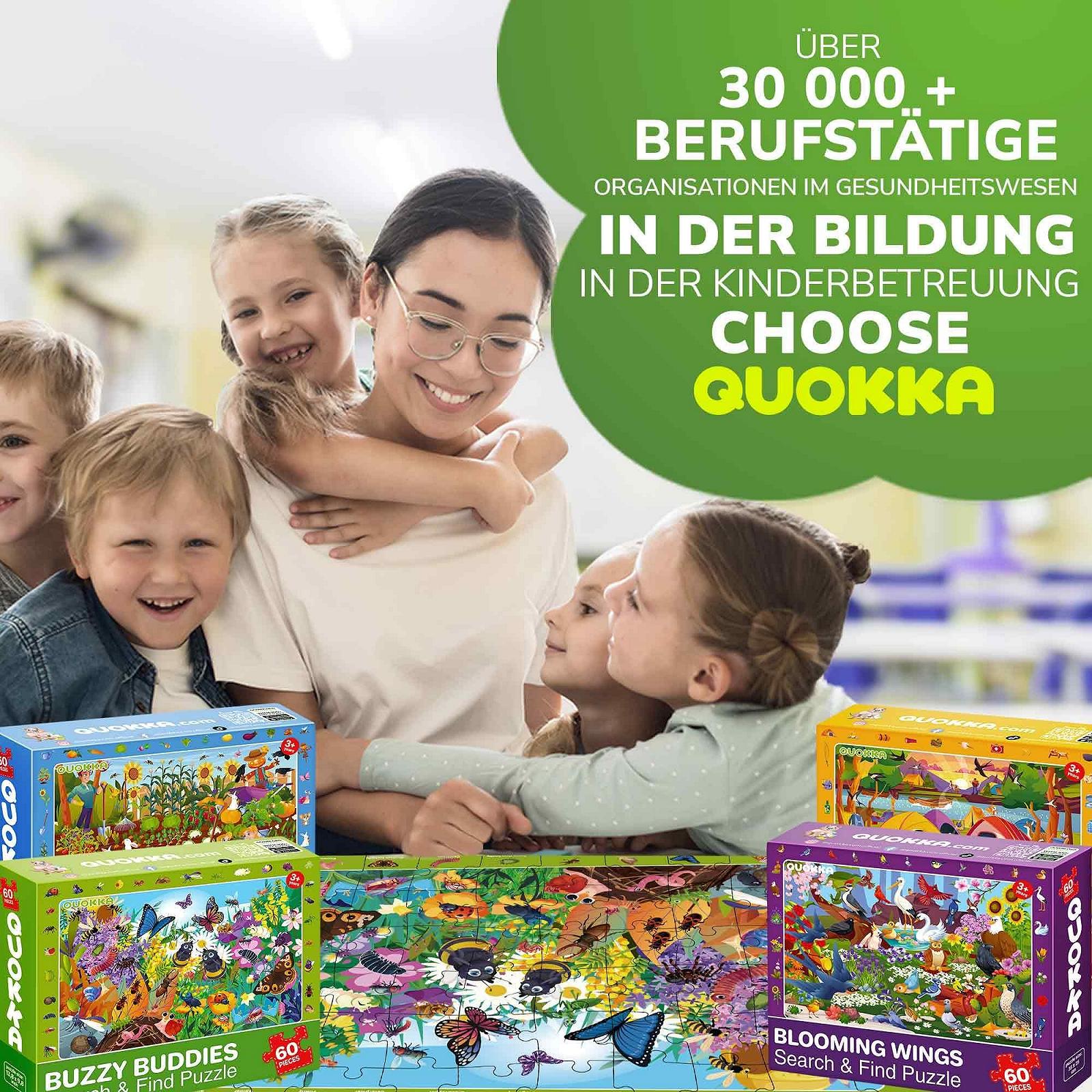 Пазл QUOKKA Птицы, Кемпинг, Сад и Жуки 4 х 60 деталей рамка поиск и находка для детей 4-7 лет, фото №7 Пазл QUOKKA Птицы, Кемпинг, Сад и Жуки 4 х 60 деталей рамка поиск и находка для детей 4-7 лет, фото №7