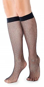 Жіночі шкарпетки NOQ Knee High Сітка Без тиску One Size - Фото 1